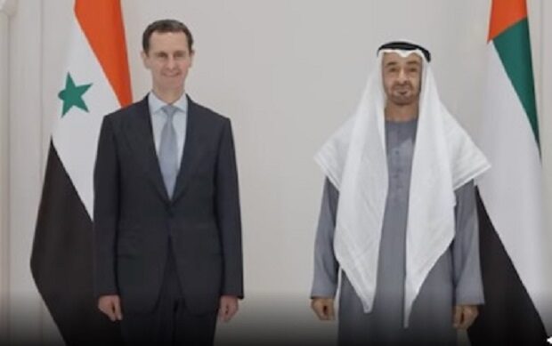 Bachar el-Assad cheik Mohamed Ben Zayed
