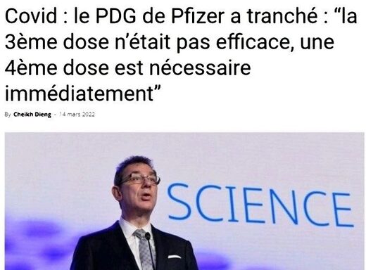 Cliquer pour agrandir PDG pfizer