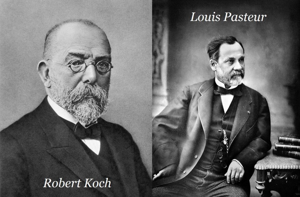 Koch et Pasteur