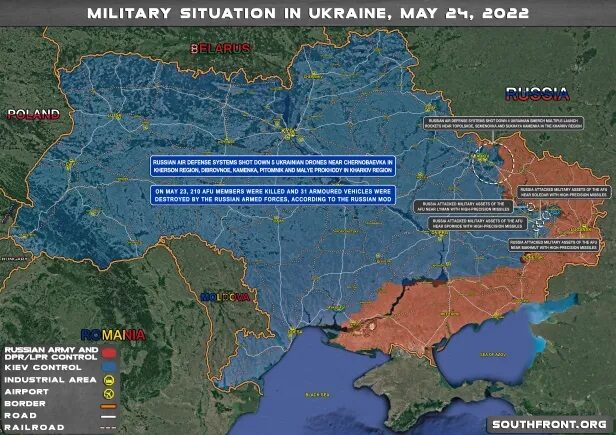 situation militaire ukraine mai 2022