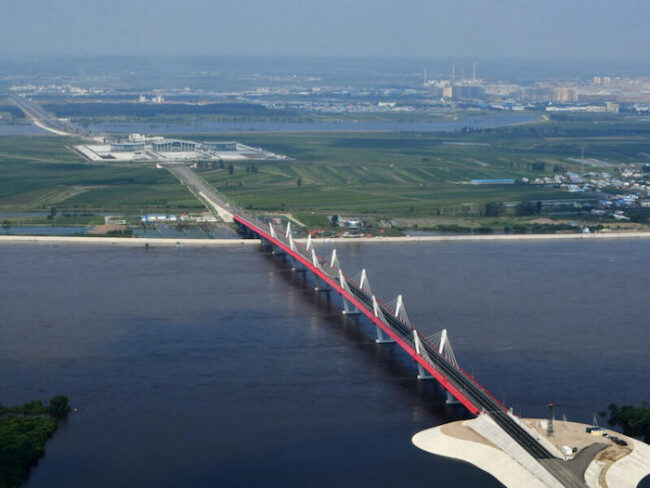 pont routier chine russie