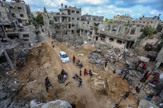 village détruit gaza