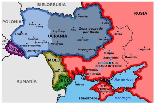carte futur probable ukraine