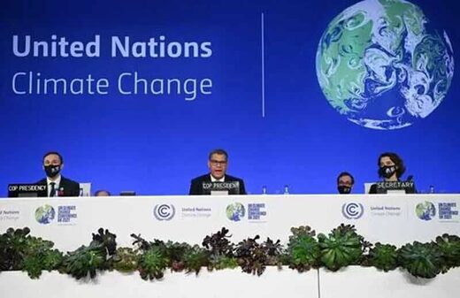 COP26  Alok Sharma (au centre) changement climatique COP26