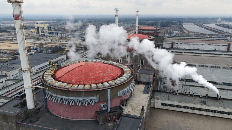 La centrale nucléaire de Zaporizhzhia à Energodar, en Ukraine.