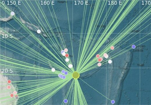 séisme réseau sismologique de Nouvelle-Calédonie.