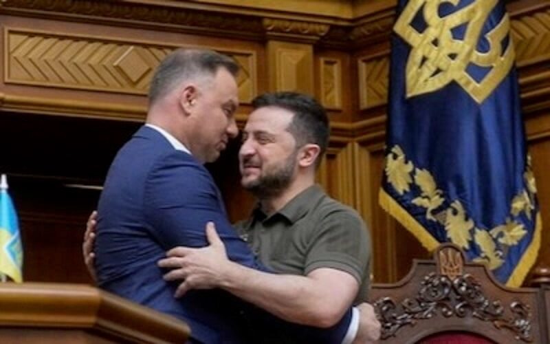 ukraine pologne présidents
