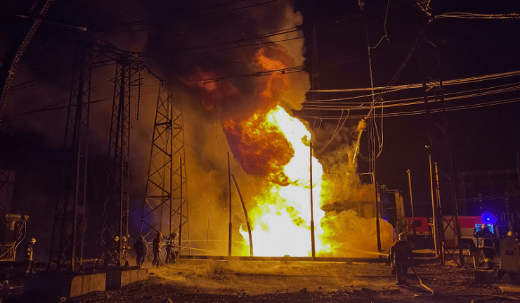 effondrement réseau électrique ukraine