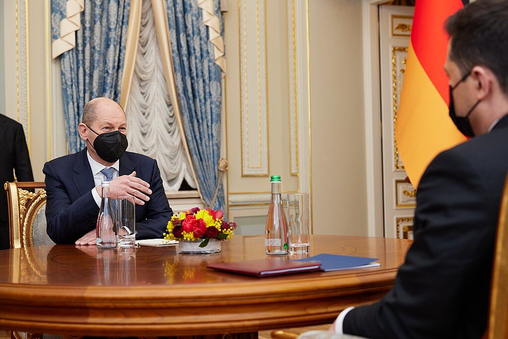 olaf scholz volodymyr zelensky