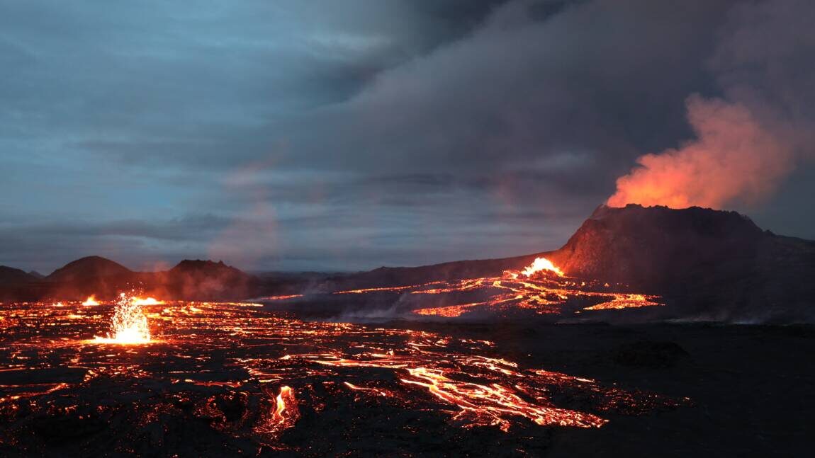 volcan Fagradalsfjall en Islande, en 2021.