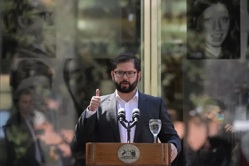 Le président chilien Gabriel Boric