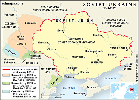 1944 - 1953 ukraine