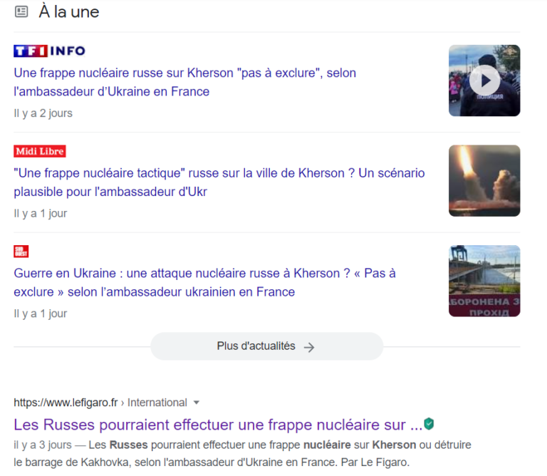 menace nucléaire