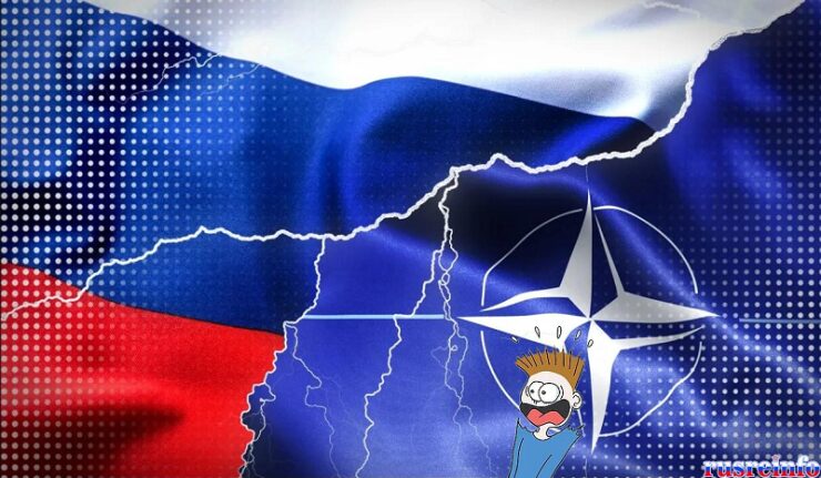 russie otan drapeau provocation