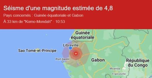 séisme gabon 4 decembre 2022