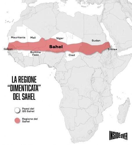 Carte par Alberto Bellotto region del sahel