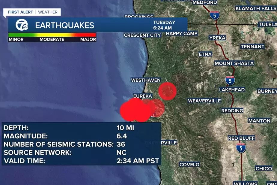 séisme californie decembre 2022