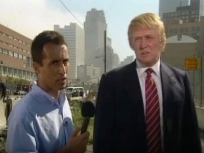 Cliquer pour agrandir Donald Trump, le 11 septembre 2001.