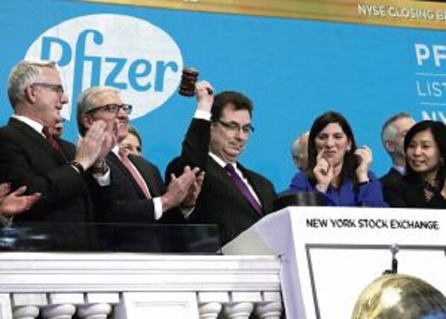 pfizer actionnaires président