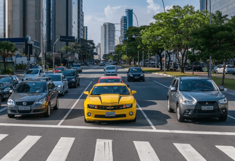 brésil avenue Faria Lima à San Paulo