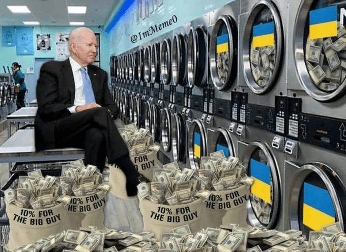 Biden machine à laver argent