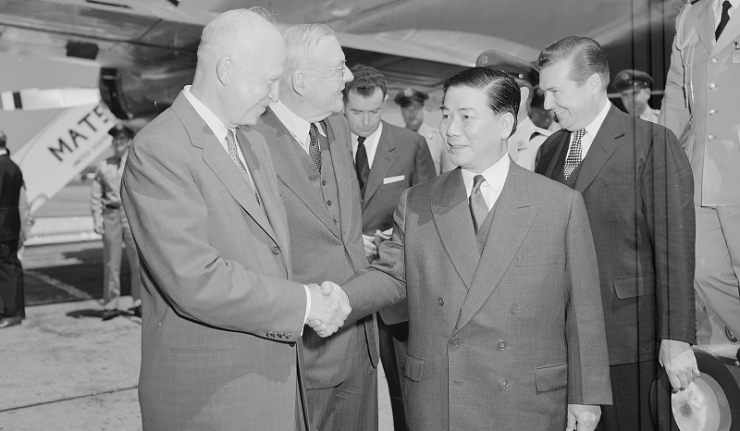 Lyndon B. Johnson et Ngô Dinh Diêm