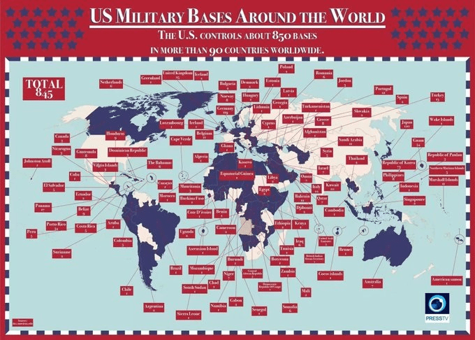 bases militaires usa dans le monde