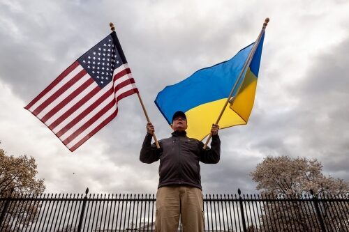 drapeau usa ukraine