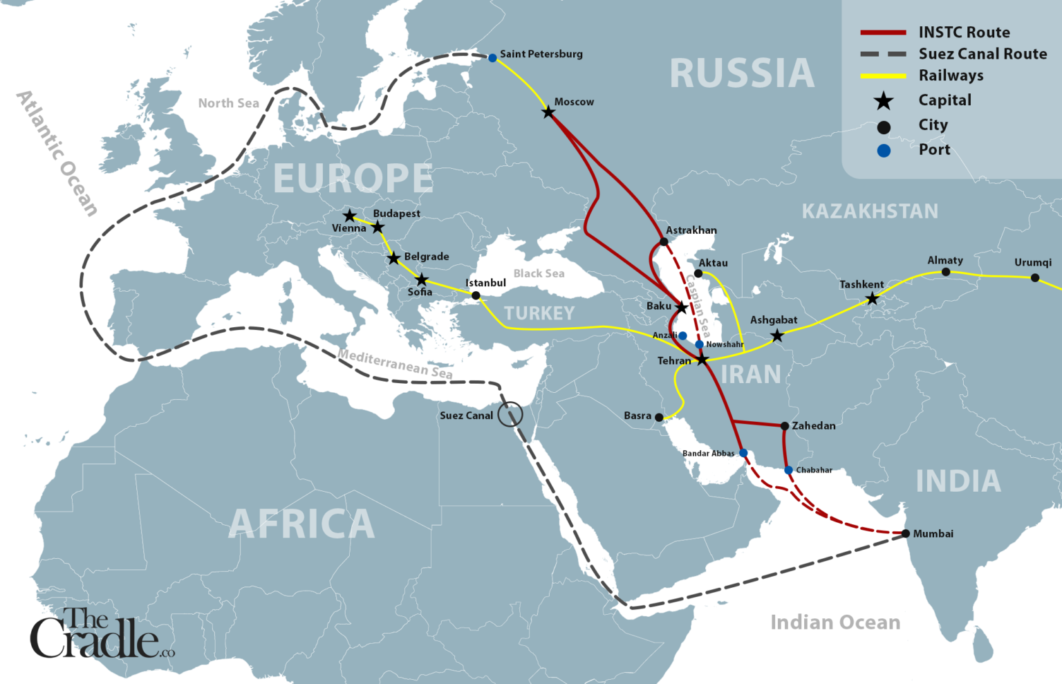 Carte de l’INSTC