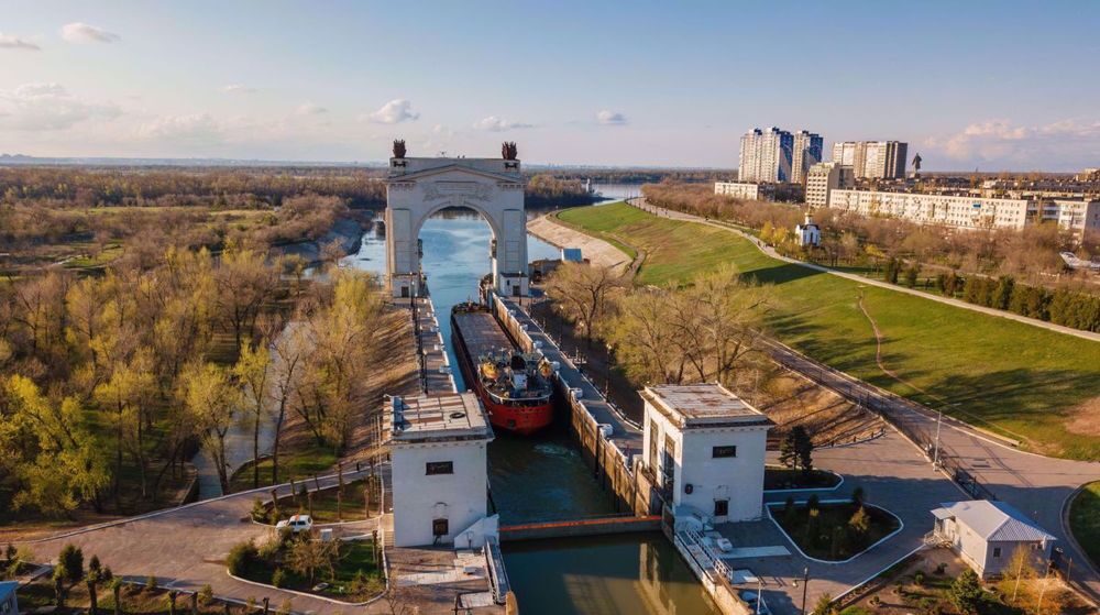 canal de navigation Volga-Don, Russie.
