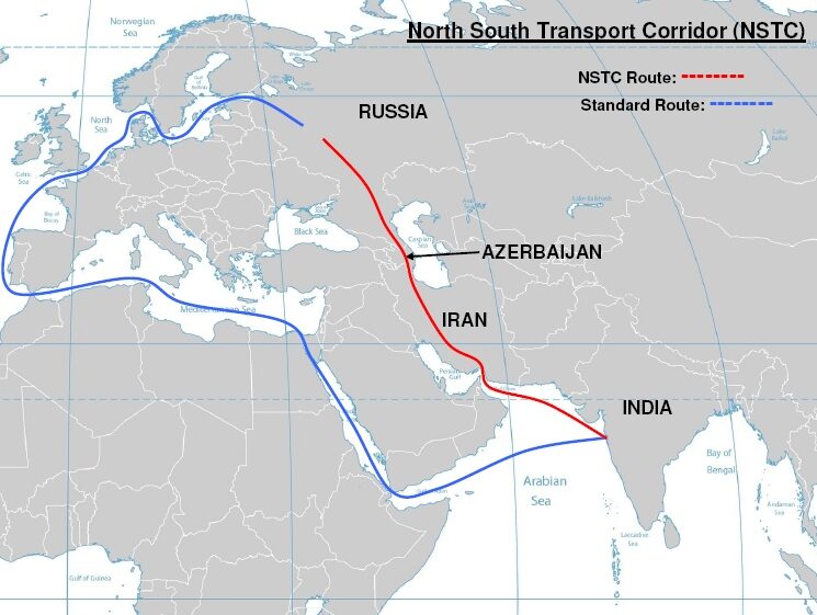corridor international de transport Nord-Sud ou INSTC