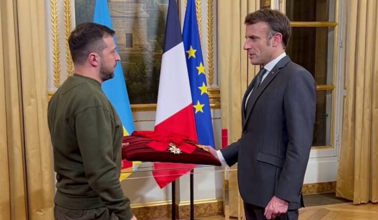 zelensky legion d'honneur macron