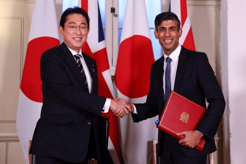 japon Kishida et angleterre Sunak
