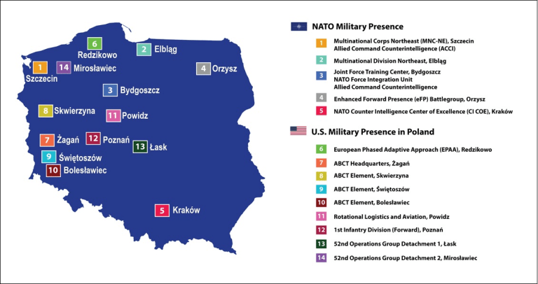 Cliquer pour agrandir présence militaire otan usa