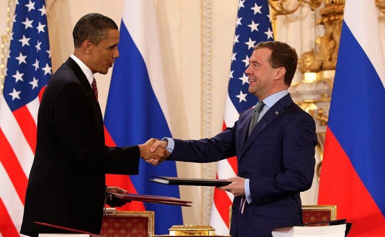 Barack Obama et Dmitri Medvedev