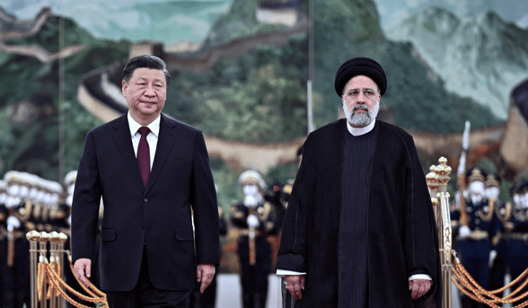 Xi Jinping et Ebrahim Raisi