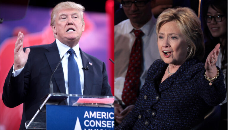 trump et clinton 2016
