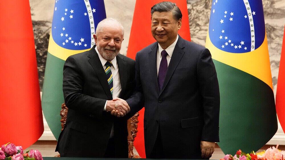 Xi Jinping et Luiz Inacio Lula da Silva