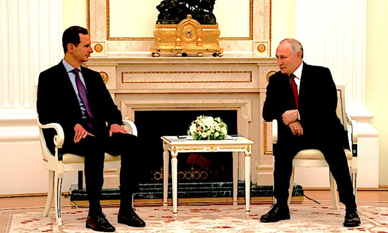 Bashar al-Assad et Vladimir Poutine