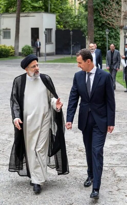 président iranien Ibrahim Raeisi à Damas