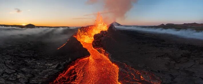 éruption du volcan Fagradalsfjall 2023
