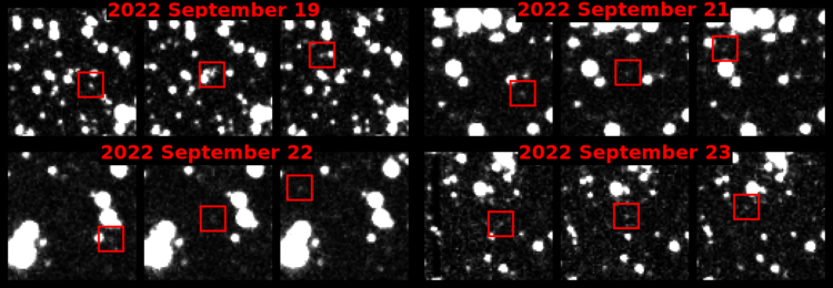 asteroide 2022 SF289