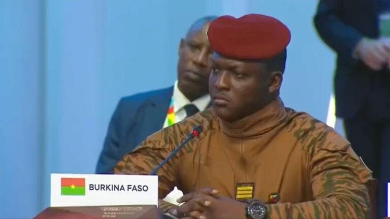 Cliquer pour agrandir Le capitaine Ibrahim Traoré