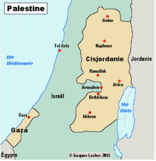 Palestine carte