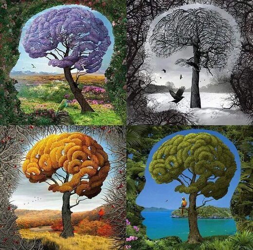 Les quatre saisons de l'esprit