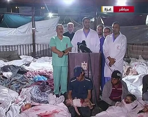 SOTT FOCUS: Un avion de chasse israélien a largué une bombe à déflagration aérienne dans la cour de l’hôpital al-Ahli – Les preuves