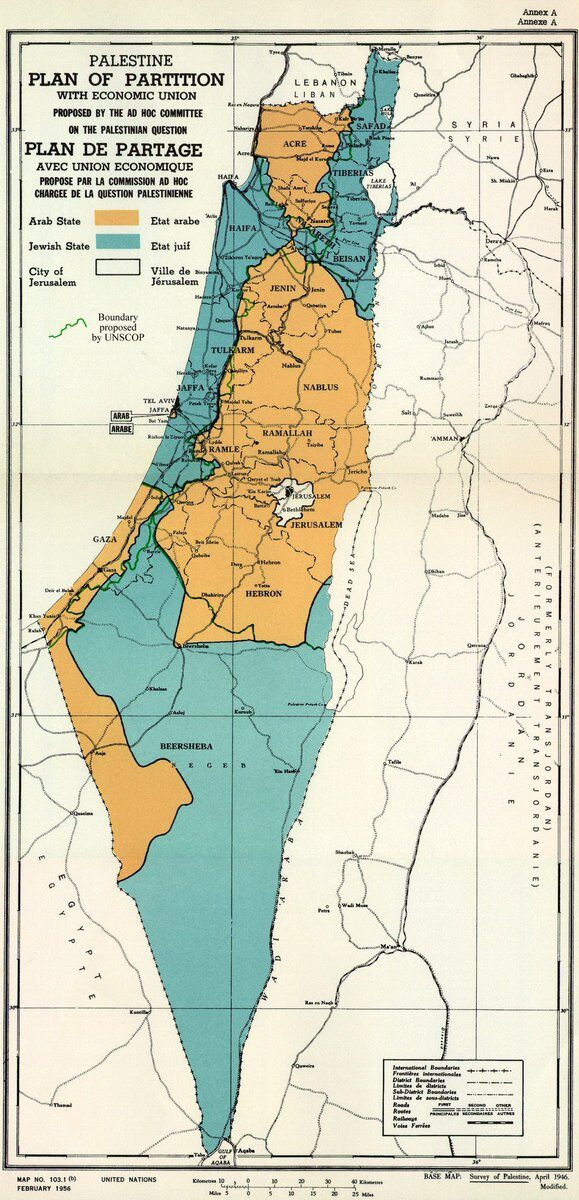 plan de partage palestine