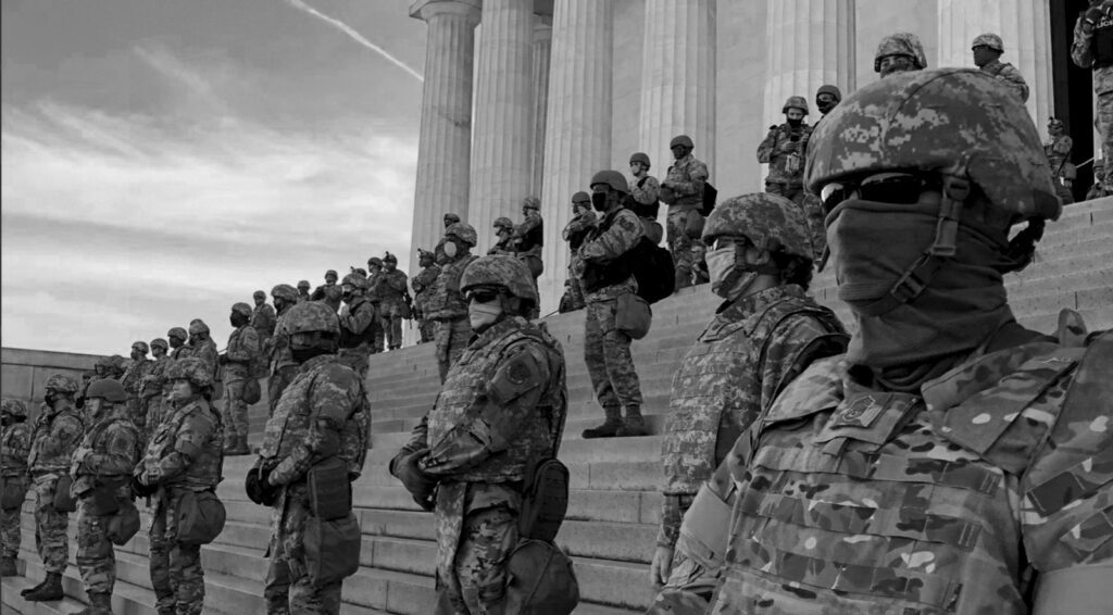 militaires devant capitol