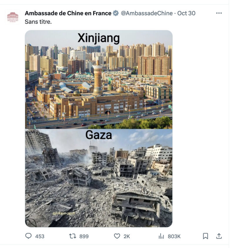 gaza chine novembre 2023