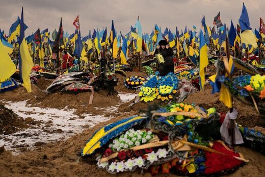 cimetière morts guerre Ukraine